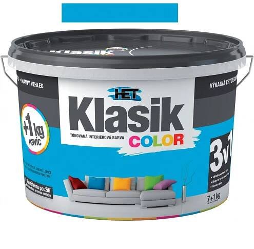 Het Klasik Color - KC 487 modrý tyrkysový 7+1 kg