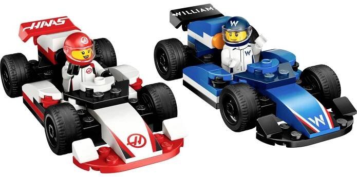 60464 LEGO® CITY F1® Williams Racing a Haas F1® závodní auta