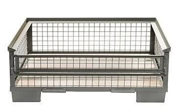 Gitterbox poloviční půlsklopný / 1200 x 800 x 400 mm - 2