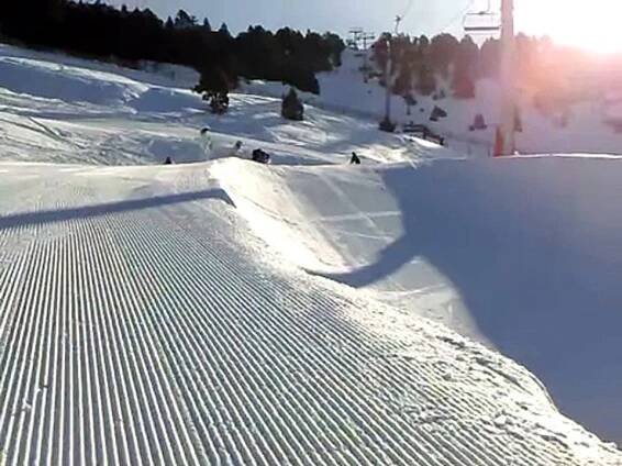 Half pipe el tarter 1st run antonio - video Dailymotion