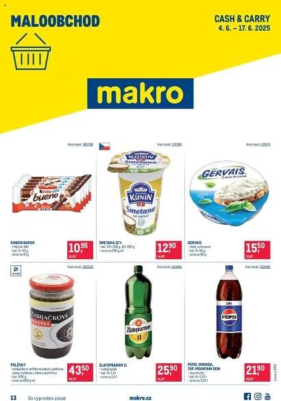  Makro Leták - Maloobchod od 04.06.2025 - Akce Makro