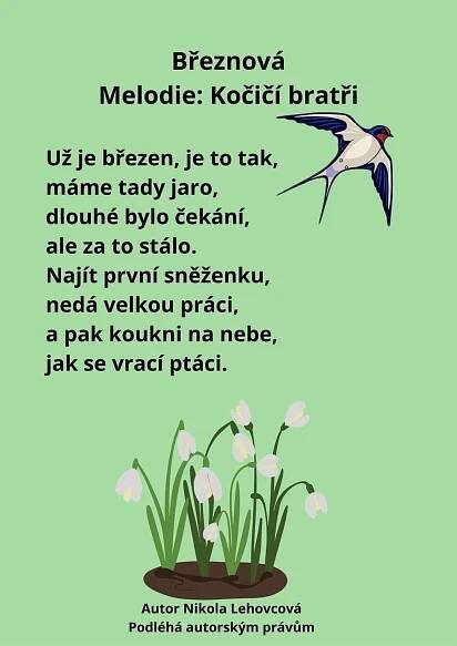 Pin di Kateřina Turková su Jaro ve skolce