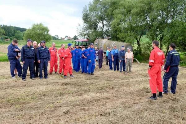 Cvičení SDH Budkov - Oficiální stránky obce Budkov u Husince