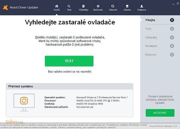 Avast Driver Updater - stahnu.cz
