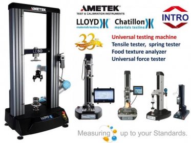 Tensile tester, Calibration service, Force, scales and balances
