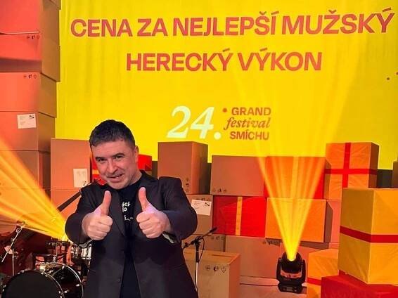Zdeněk Trčálek je nejlepším komediálním hercem v Česku, oslnil v Pardubicích