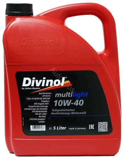 Divinol Syntholight 5W40 5 l