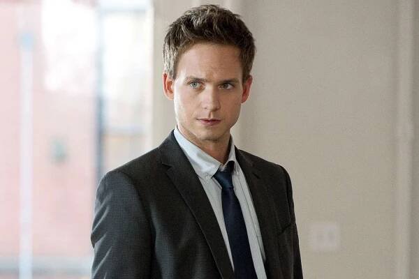 SUITS -- "Pilot" -- Pictured: Patrick J. Adams as Mike Ross 