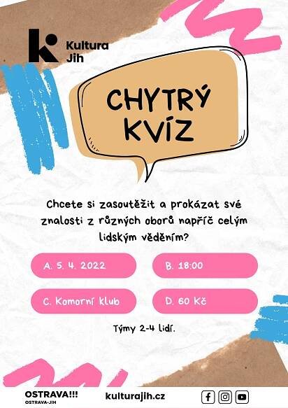 CHYTRÝ KVÍZ (Kultura) - Komorní klub