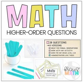 Math Higher-Order Thinking Questions Cards