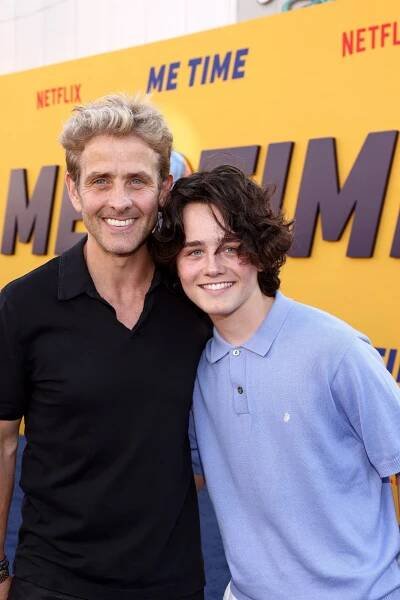 Netflix 'ME TIME' Premiere at Regency Village Theatre on August 23, 2022 in Los Angeles, California - Joey McIntyre, Griffin McIntyre - Čas na sebe - Z akcí