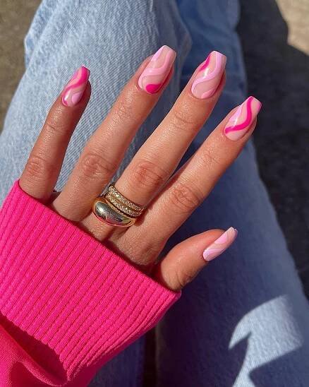 50+ Summer Nails To Give You Inspiration! - Prada & Pearls | Stylish nails, Pink nails, Nails