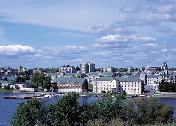 kingston skyline - kingston ontario - stock snímky, obrázky a fotky