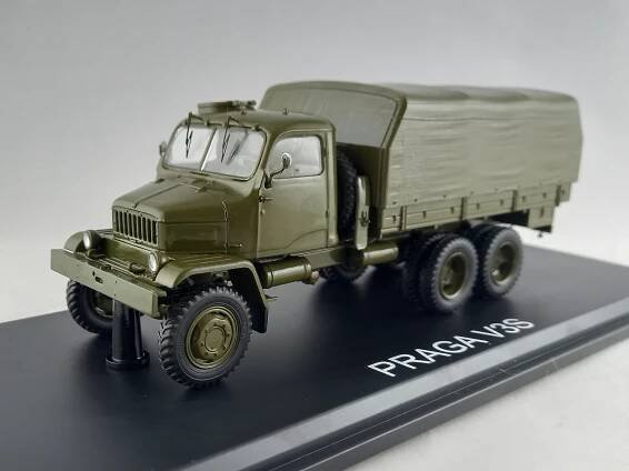 Praga V3S Valník s plachtou 1:43 SSM
