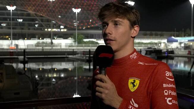 Arthur Leclerc loving 'real life' testing on track in Abu Dhabi
