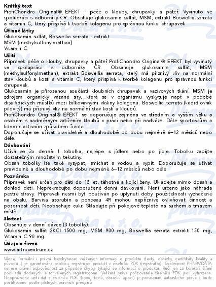 ProfiChondro original EFEKT tob.180 - Lékárna Krupská