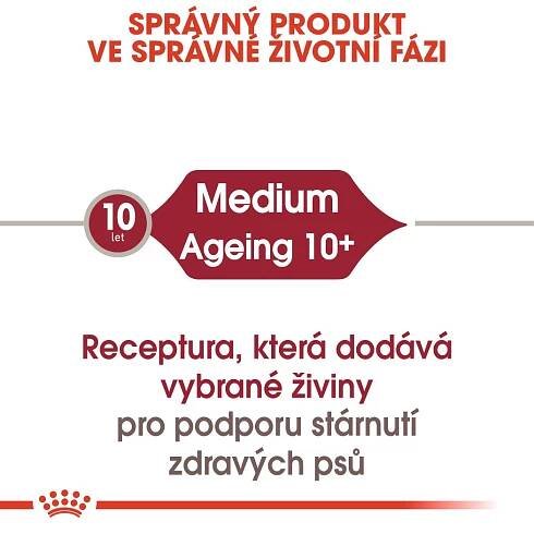 DÁREK: Royal Canin Medium Ageing 10+ 10 x 140g