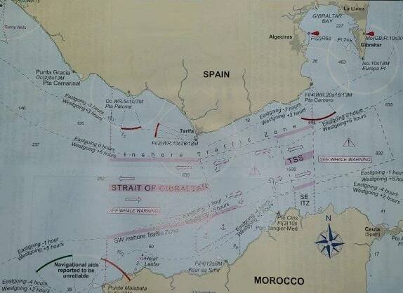 Nr 92. Gibraltar at New Year - Catamaran Horizon