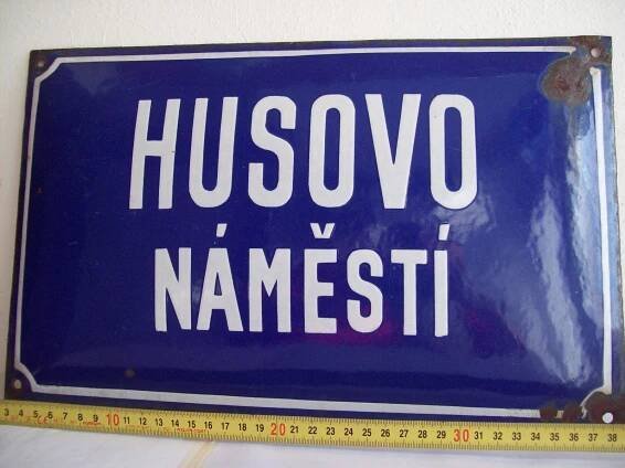 Smaltovaná cedule - Starožitnosti