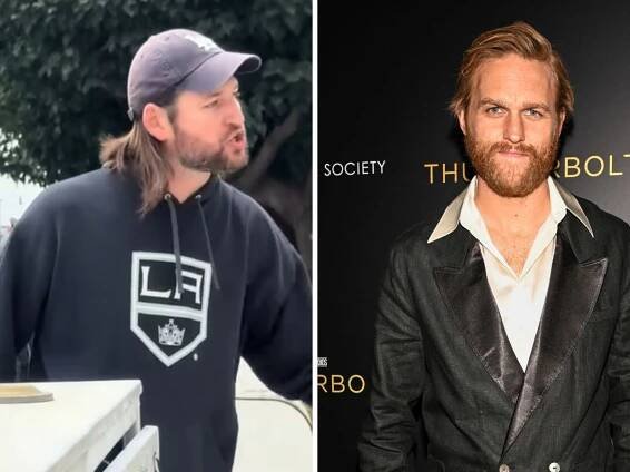 Marvel actor Wyatt Russell isn't in LA protest video, honestly