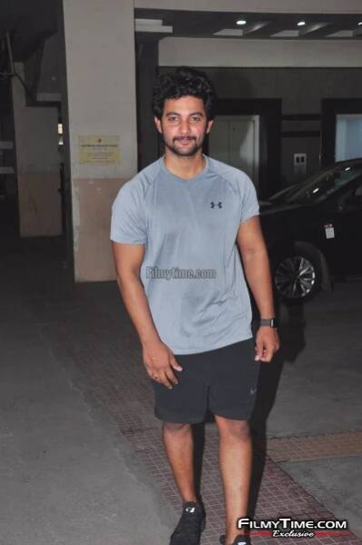 Aadi Sai kumar Snapped At Gym In Hyderabad-FilmyTime