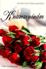 Nekupto Přání k narozeninám rudé růže - VMD drogerie a parfumerie
