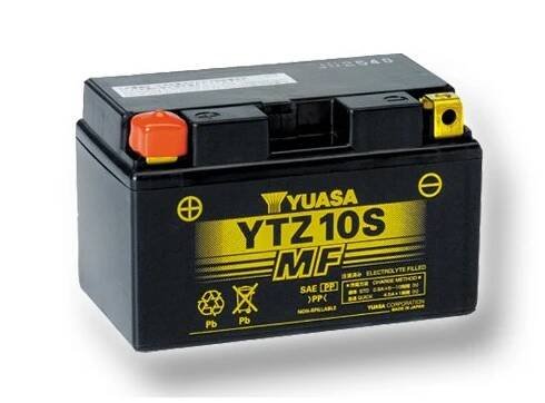 Motobaterie YUASA (originál) YTZ10S, 12V, 8,6Ah - EASYBAT.CZ