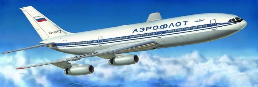 Zvezda Model Kit letadlo 7001 - Ilyushin IL-86 (1:144)