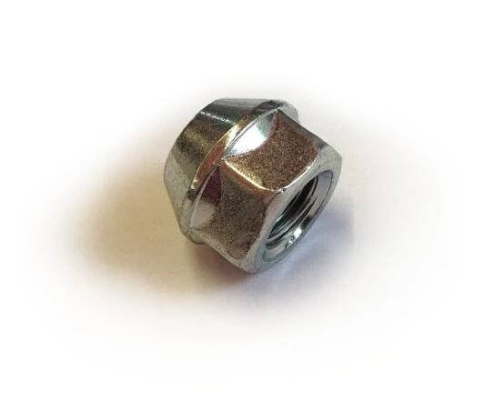 Kolová matice M12 x 1,50 - kužel, otevřená
