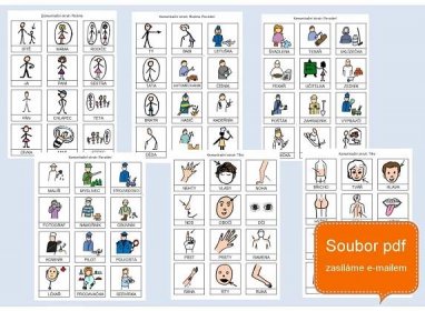 Komunikační kartičky, obrázková řeč - 780 symbolů (eBook - soubor v PDF) - Z jiného světa
