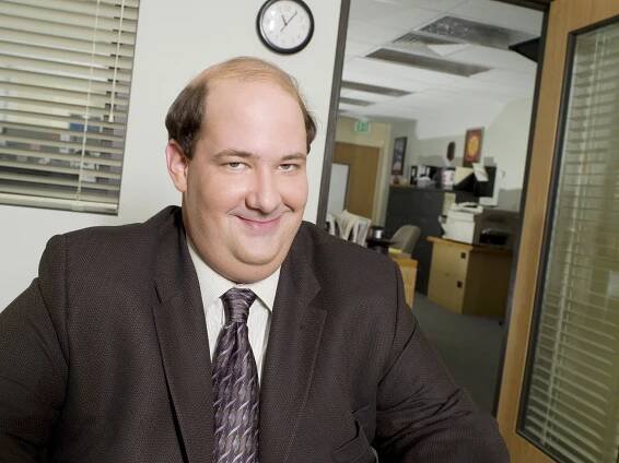 Brian Baumgartner as Kevin Malone in *The Office*.