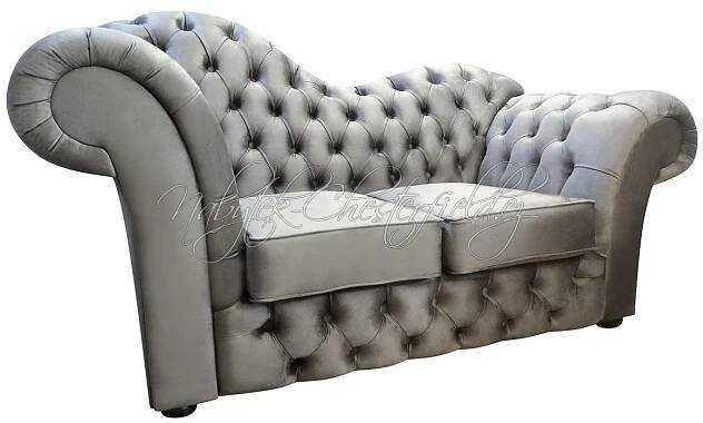 Malá Rozkládací Pohovka Chesterfield  Madame Wave s funkcí spaní, plyš
