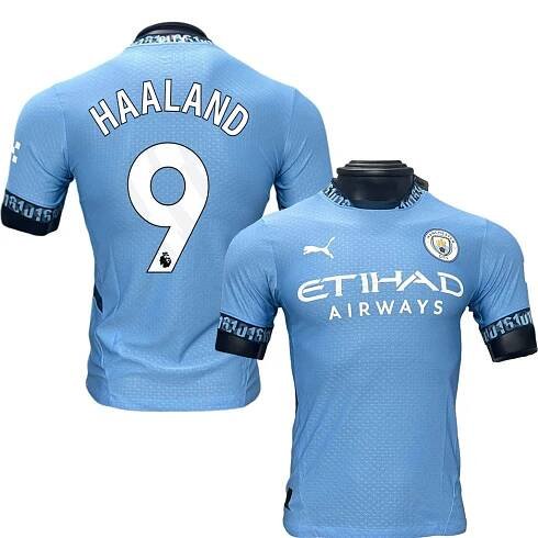Manchester City Dres Domáci 2024/25 s Haaland 9 potlacou