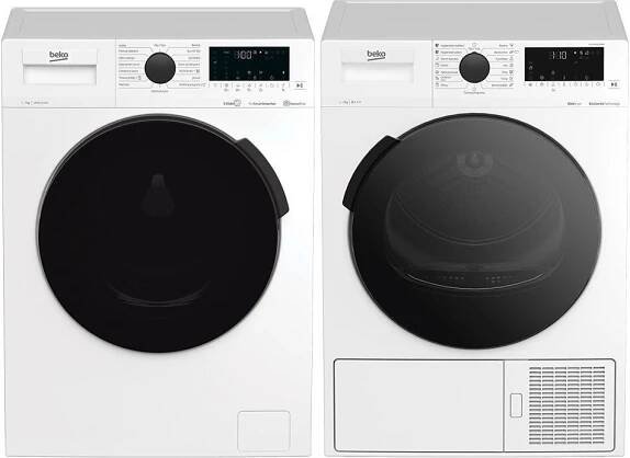 SET Pračka Beko XWUE 77265 CSH3B + Sušička BEKO XDS74245CSH3BH | OnlineShop.cz