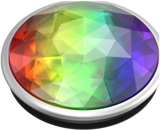 PopSockets PopGrip Gen.2, Disco Crystal Rainbow, 3D disco koule duhová