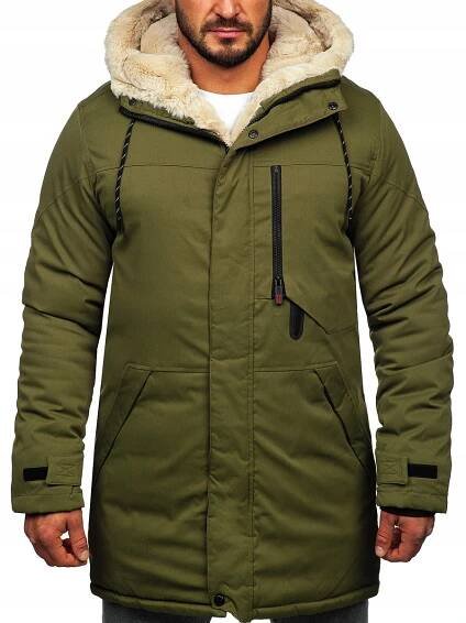 ZIMNÍ BUNDA PÁNSKÁ PARKA KHAKI 22M38 DENLEY_S Pohlaví muž