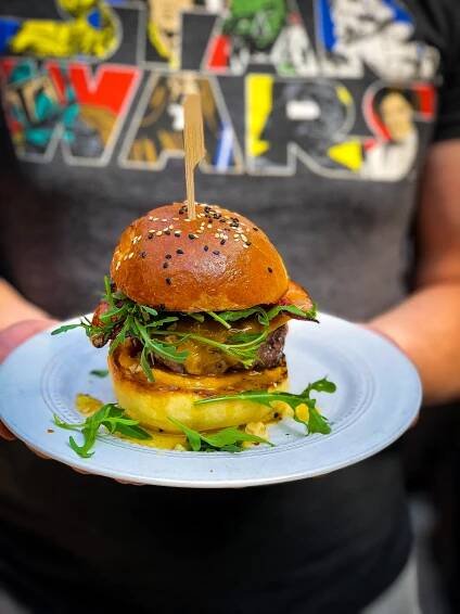 Tátův JEDI burger