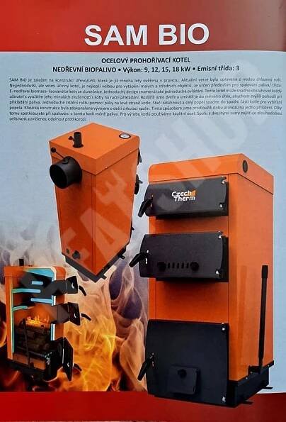 Czechtherm SAM BIO 9 SB33209 | Heatshop.cz – Prodej a montáž kotlů, ohřívačů vody a čerpadel v Pardubicích