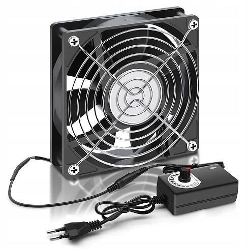 VENTILÁTOR DO POČÍTAČE S REGULACÍ RYCHLOSTI 12 V – EFEKTIVNÍ CHLAZENÍ