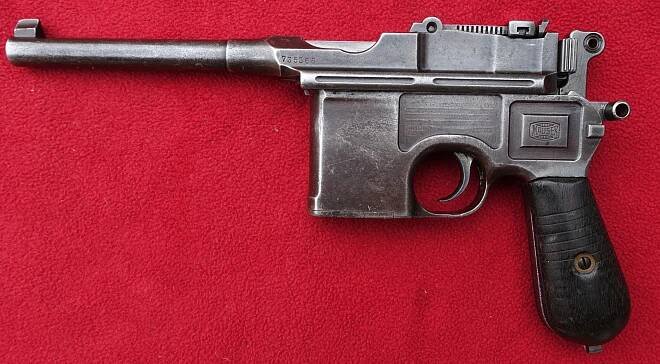 Pistole Mauser C96 -"přechodový molel" - Sběratelské zbraně