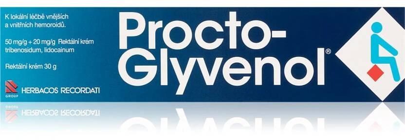Procto-Glyvenol Procto-Glyvenol 50mg/g+20mg/g rektální krém