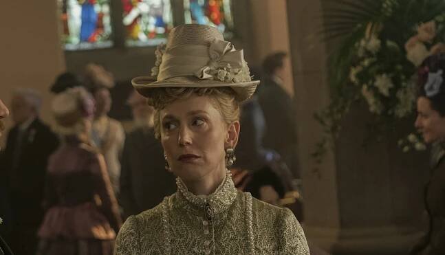Hattie Morahan as Lady Sarah in 'The Gilded Age' Season 3