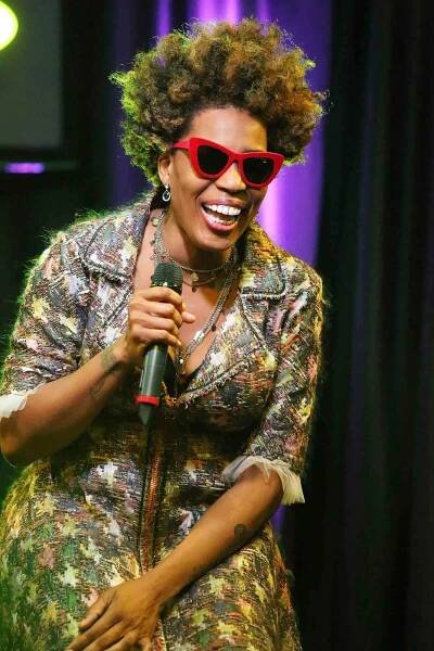 Macy Gray at WDAS performance studio, Bala Cynwyd, USA - 09 Aug 2018