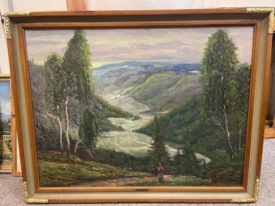 GALERIJNÍ GUSTAV REITER - PŘEDHÚŘÍ KRKONOŠ - XXL - Umění