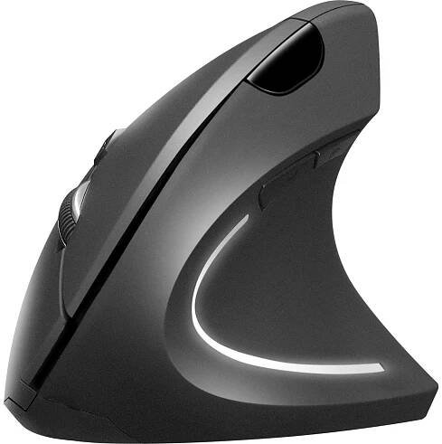 Sandberg Wired Vertical Mouse černá / vertikální myš/ optická / 2400 DPI / 6 tlačítek / 1.5 m