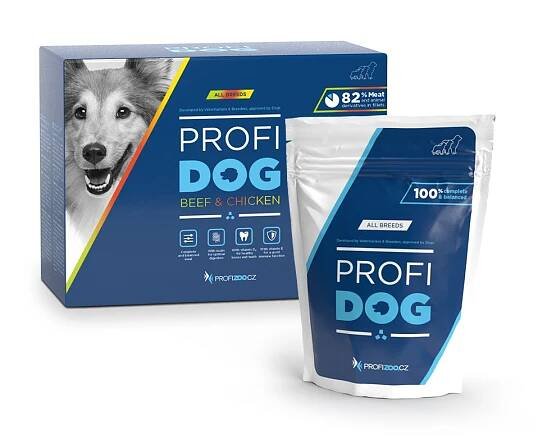 PROFIDOG kapsička filety hovězí a kuřecí ve štávě 48x85g