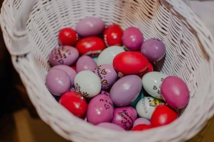 Bezplatný obrázek: Velikonoce, vajíčko, proutěný koš, Koš, tradiční, Proutěný, dřevo, světlé, jídlo, mnoho
