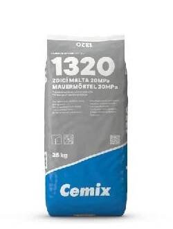 Cemix 1320 zdící malta 20MPA 25 kg