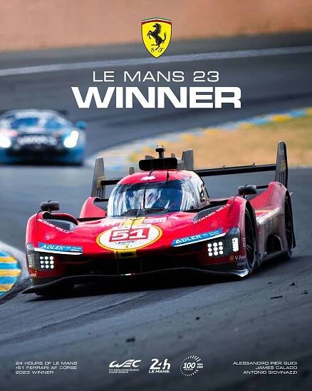 Návrat ako hrom! Ferrari vyhralo 24h Le Mans 2023