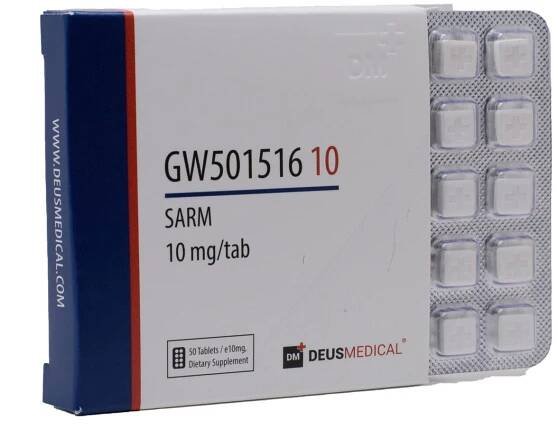 GW501516 10 SARMů 50 tablet po 10 mg DEUS MEDICAL